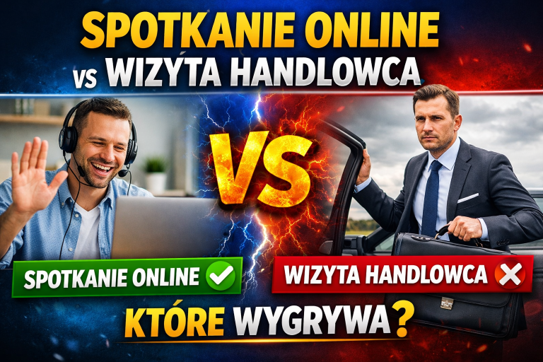 Spotkanie online vs wizyta handlowca